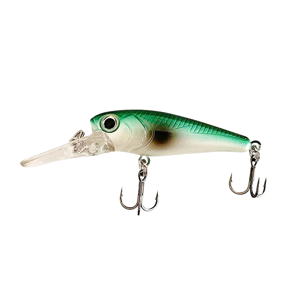 Fishing Lure Crankbait - 釣り用のフローティングハードベイト,魚を捕まえるためのルアー,コイ釣り道具,高周波,ウォブラー,ミノー釣り道具,40mm, 3g, 1個