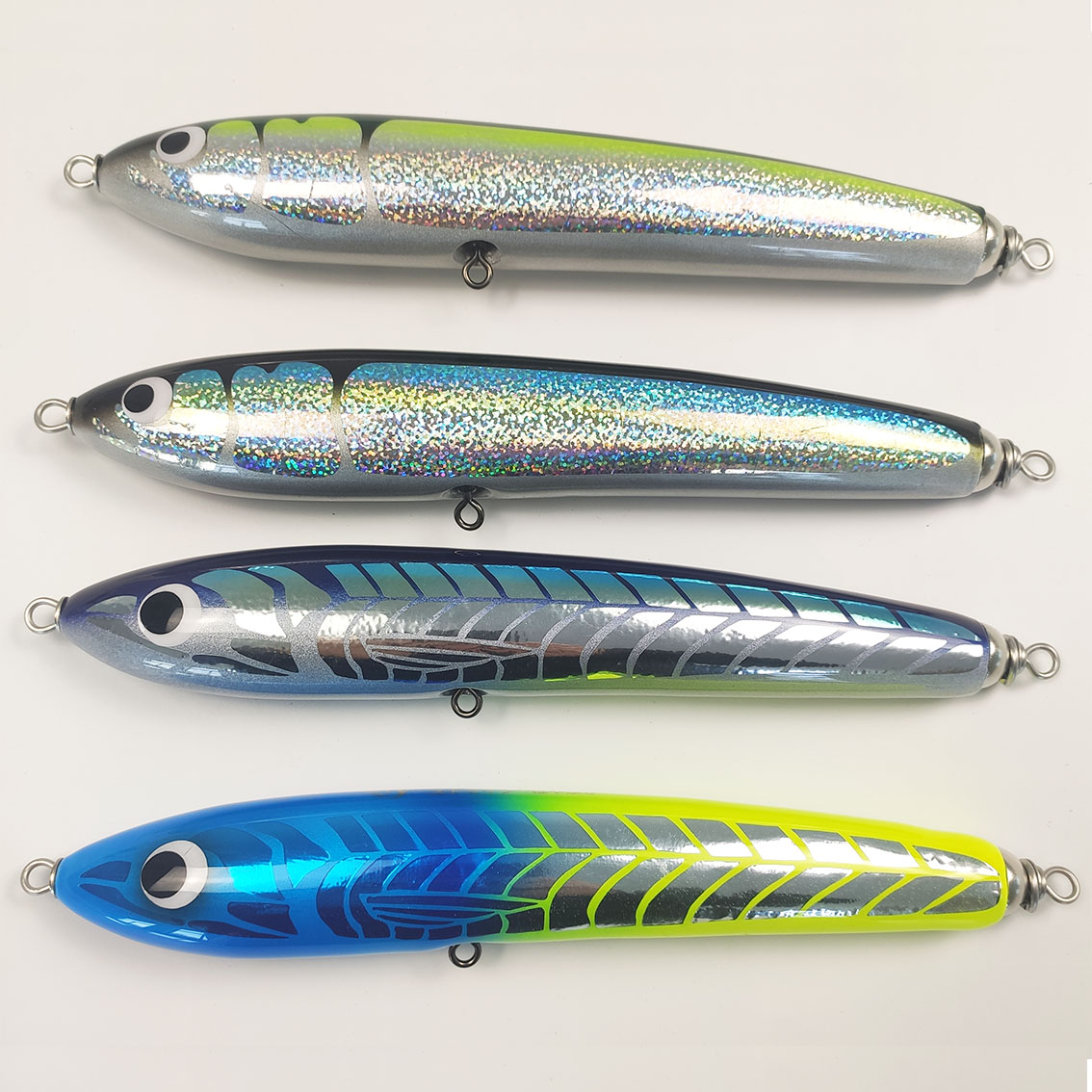 Fishing Lure Topwater - 隼大工木材フローティングポッパーstickbaitためミディアムヘビー桐ポップ、キングフィッシュ、bluefintuna