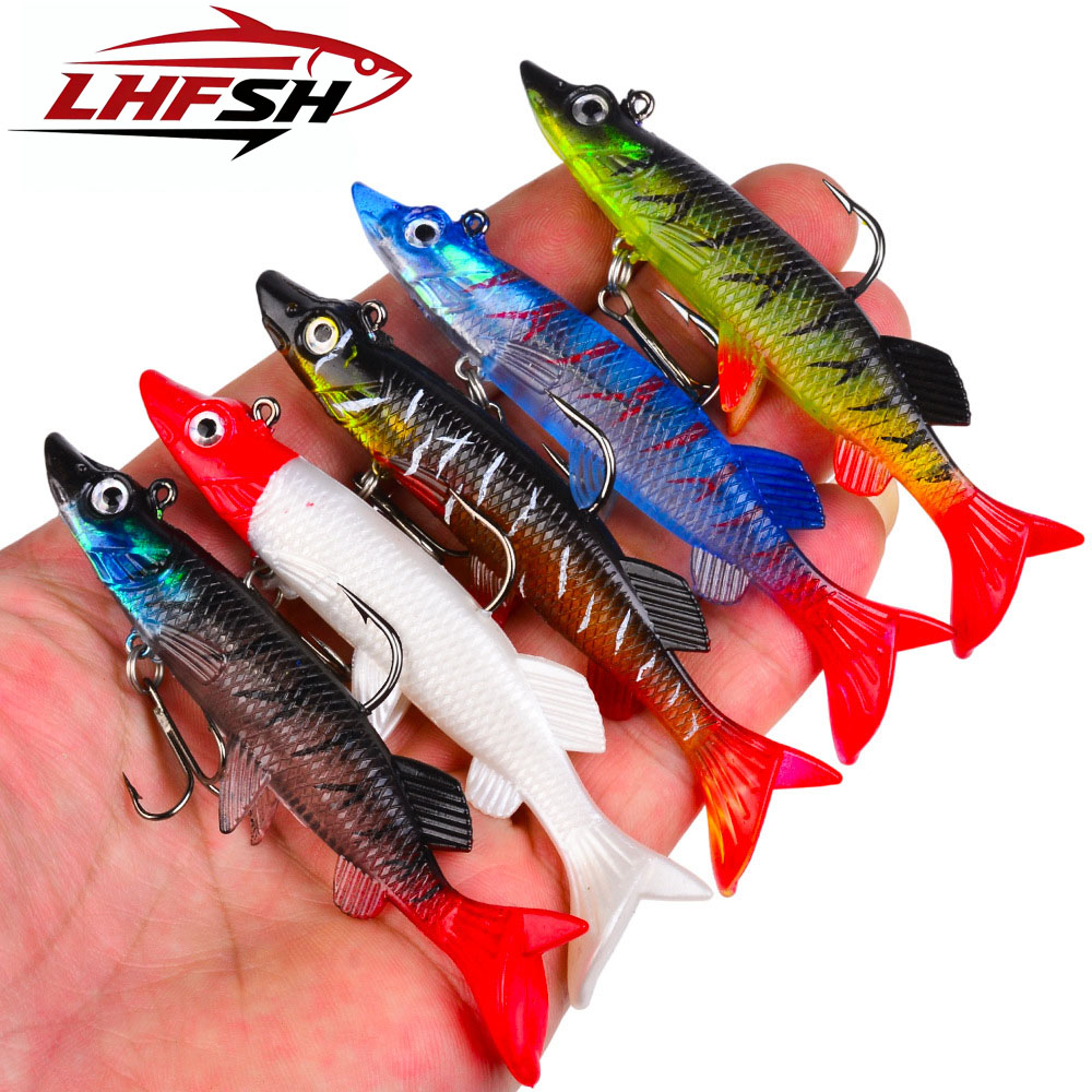 Fishing Lure Swimbait - LHFSH 9.3cm 15g Tテールスイムベイト リードジグヘッド ソフトルアー