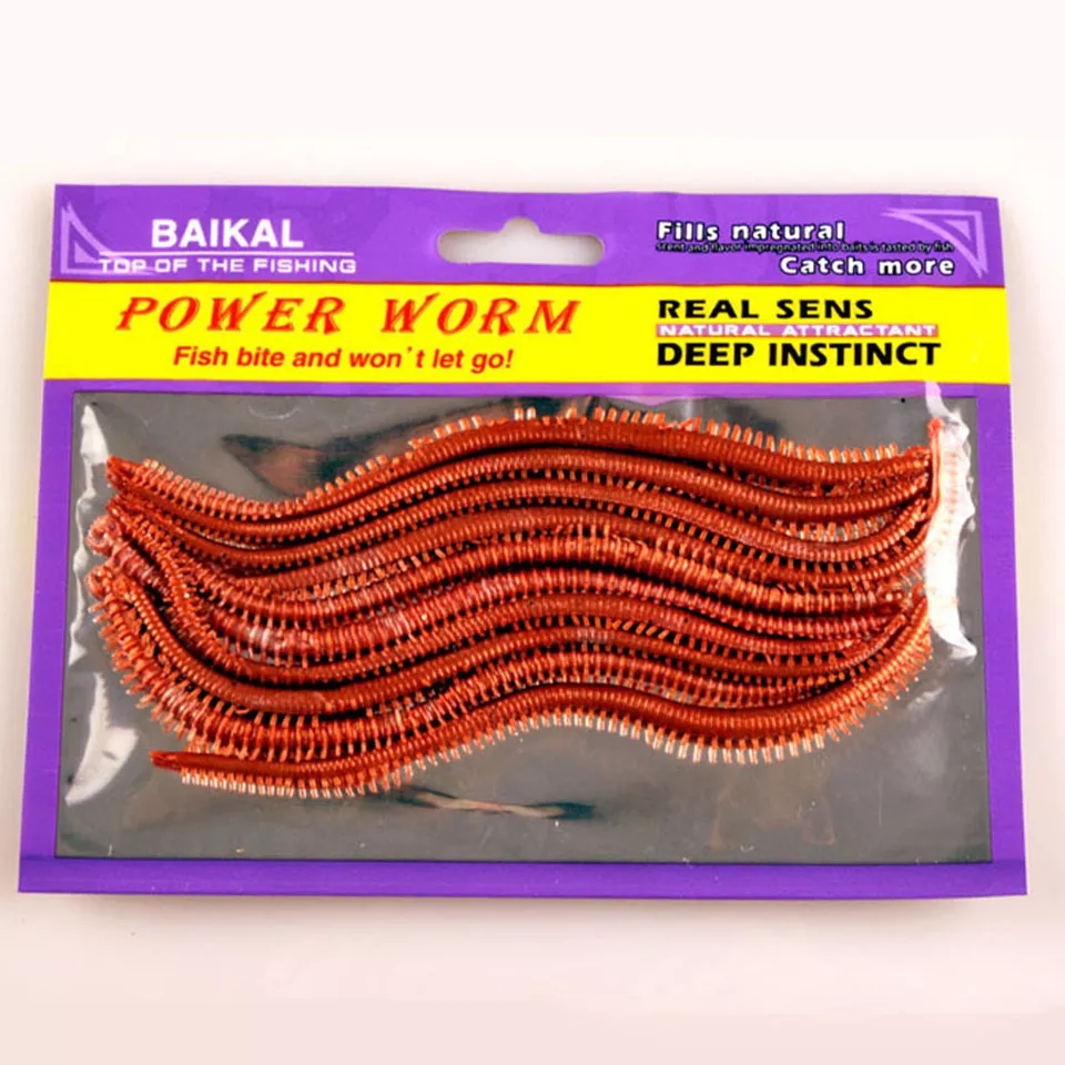 Fishing Lure Soft Plastic - 10 ピース/ロット人工海ワーム 135 ミリメートルソフト釣りルアーソフト餌リアルな生臭い匂いルアー