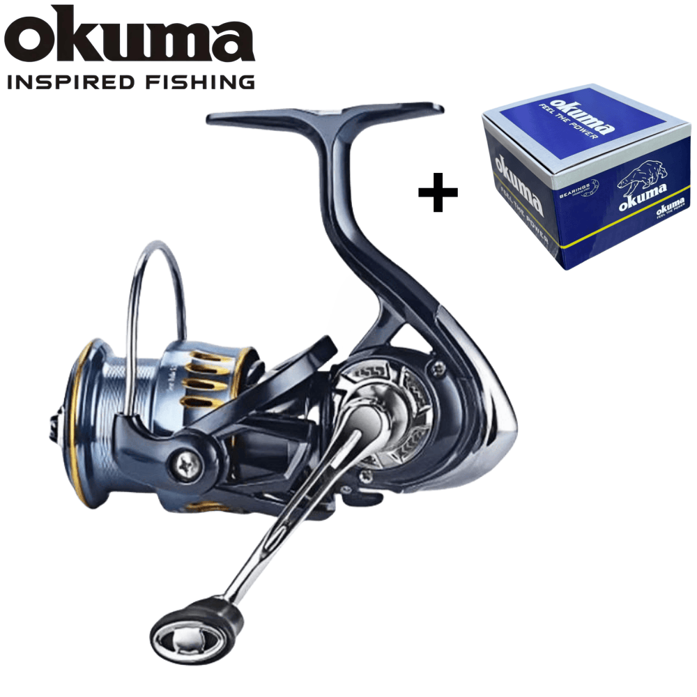Abu Garcia Reel Max - 新型オクマスピニングリール 全金属スピニングホイール 海水対応スピニングフィッシングリール ギア比5.5:1、9+1ボールベアリング