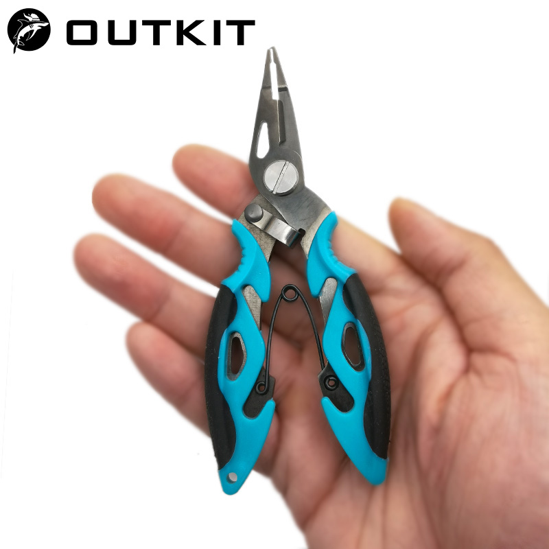 Fishing Lure Making Kit - 多機能フィッシングプライヤー,フックリムーバー,ステンレス鋼はさみ,釣りペンチ,スプリングコード用アクセサリー