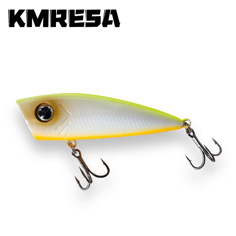 Fishing Lure Popper - 新しい釣り用ルアー トップウォーターポッパーベイト 6.3cm 6.3g ハードベイト トラウト