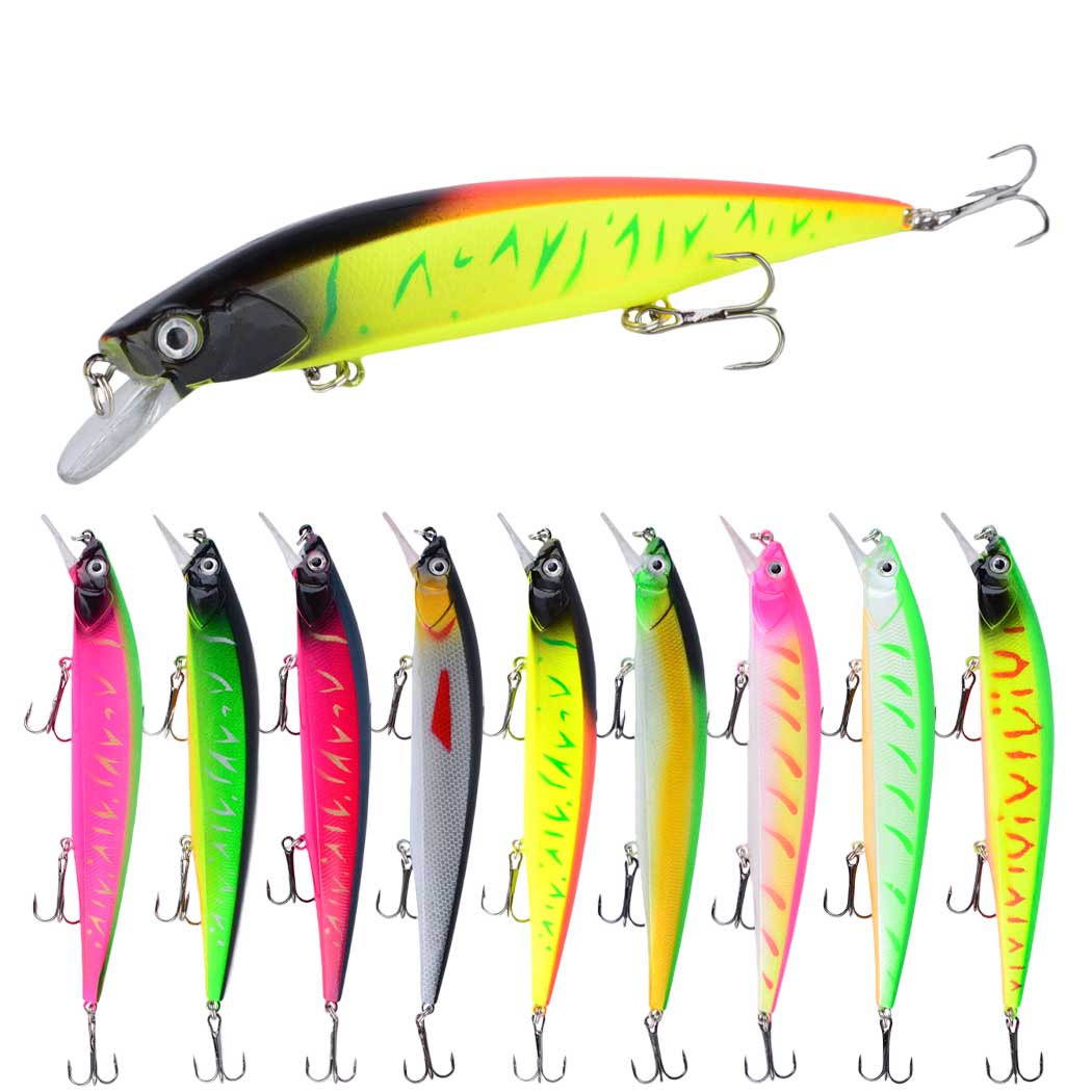 Fishing Lure Swimbait - 1pc 14cm/20g プラスチック製シミュレーションルアー、ミノーハードベイトトレブルフック、パイクカープ用人工餌