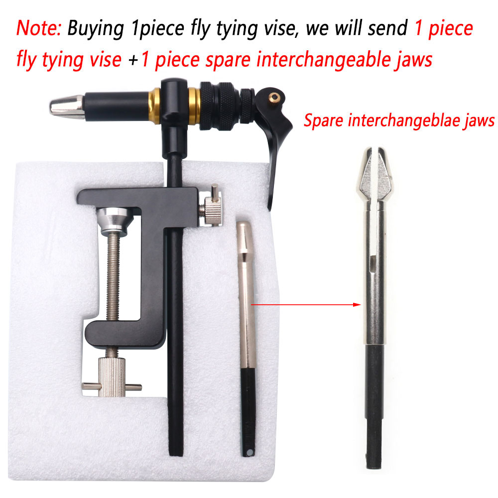 1PC 360 °   回転式Cクランプフライタイイングバイ - Fishing Lure Making Kit のレビューと価格