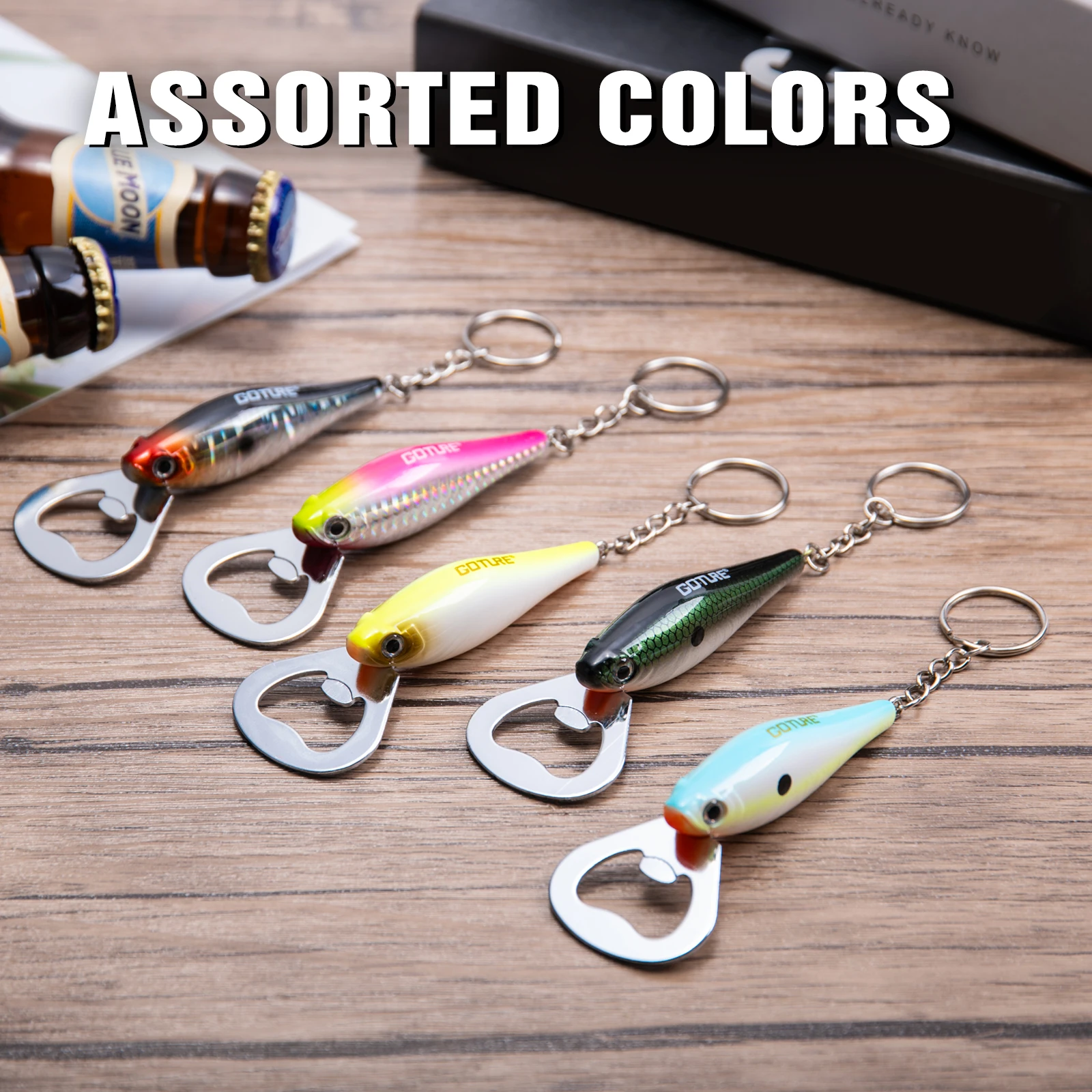 Goture 1 個釣りルアーボトルオープナー炭素鋼魚パター - Fishing Lure Making Kit のレビューと価格
