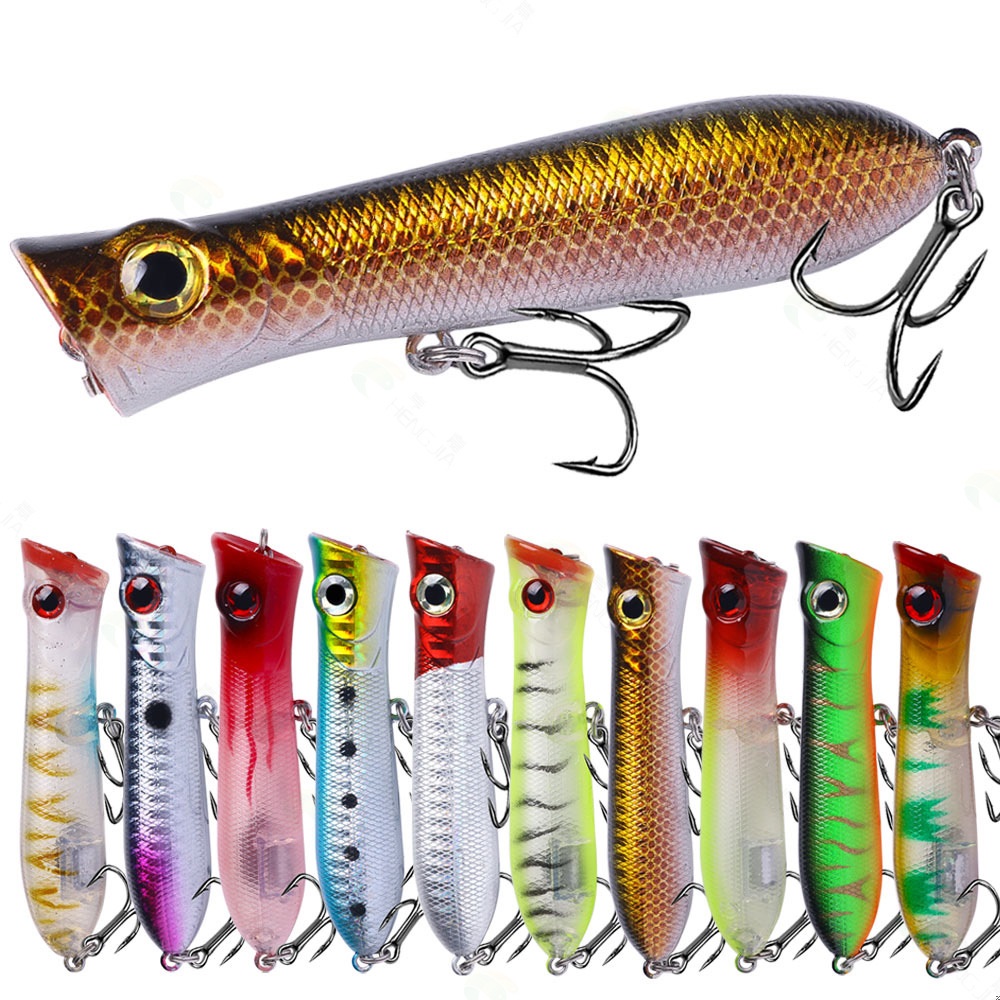 1PC ポッパー釣りルアー 8 センチメートル-12 グラム - Fishing Lure Popper のレビューと価格