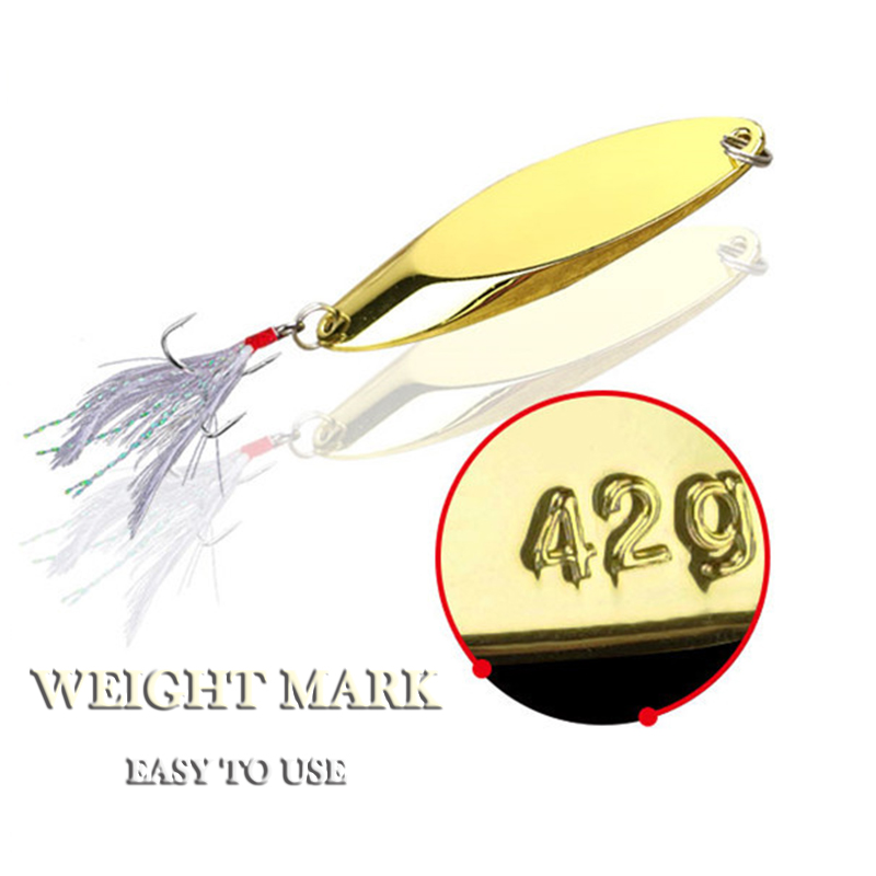 1pc 2.5 グラム-35 グラム金属スプーンルアーシャー - Fishing Lure Spinnerbait のレビューと価格