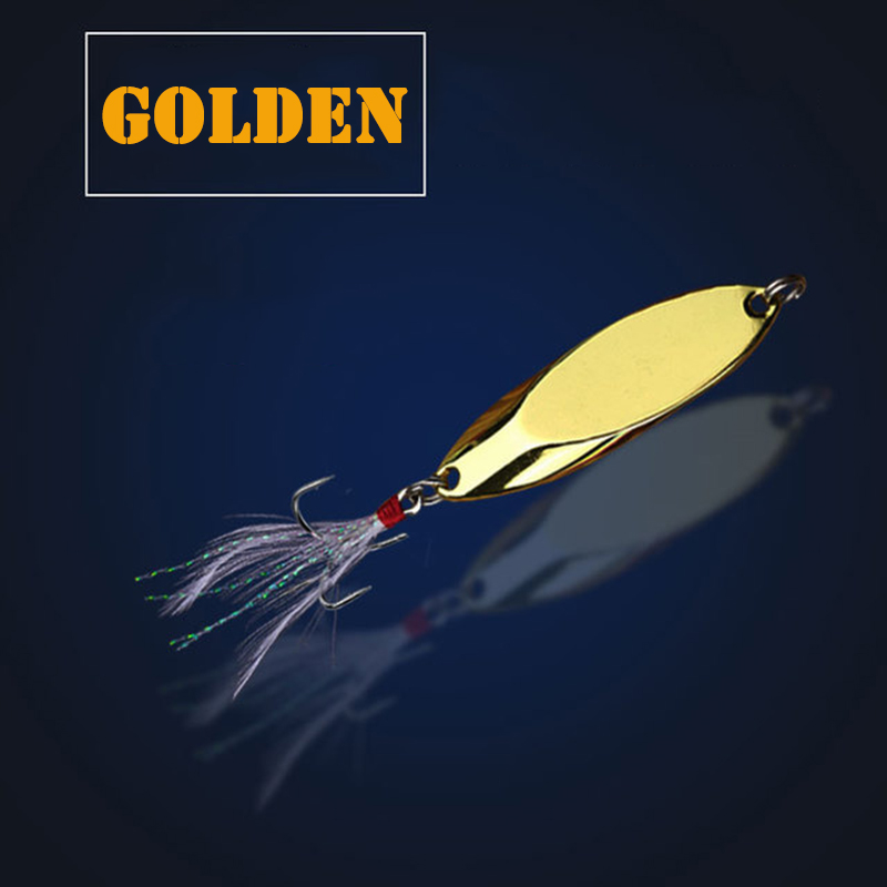 1pc 2.5 グラム-35 グラム金属スプーンルアーシャー - Fishing Lure Spinnerbait のレビューと価格