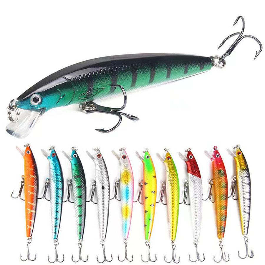 10 個ジャークベイトミノースイムベイト表面クランクベイト釣 - Fishing Lure Crankbait のレビューと価格