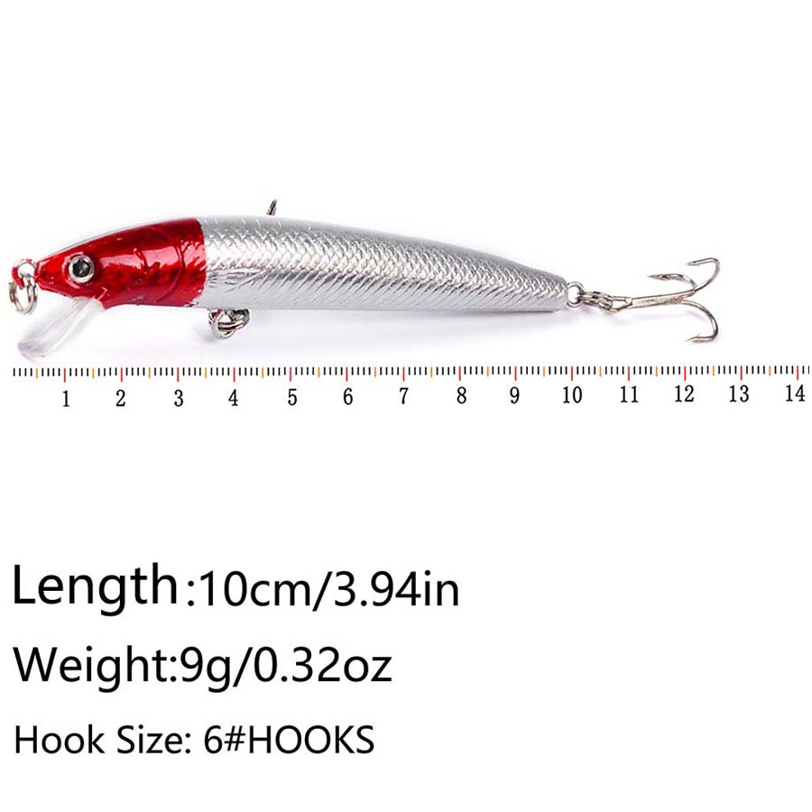 10 個ジャークベイトミノースイムベイト表面クランクベイト釣 - Fishing Lure Crankbait のレビューと価格