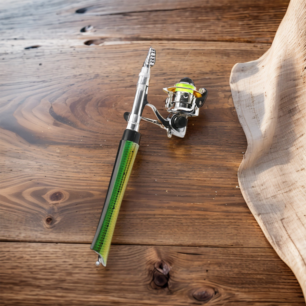 ポータブル魚型釣り竿リールコンボ伸縮式ミニポケットペン旅行釣 - Penn Reel Fierce のレビューと価格