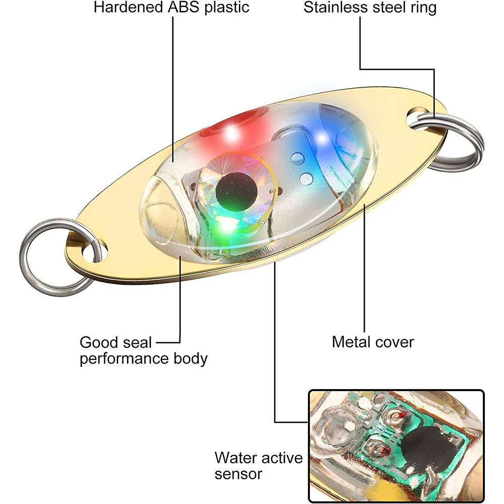 海での釣り用の深さBEROS-LEDのウォーターライト,マグ - Fishing Lure Spoon のレビューと価格