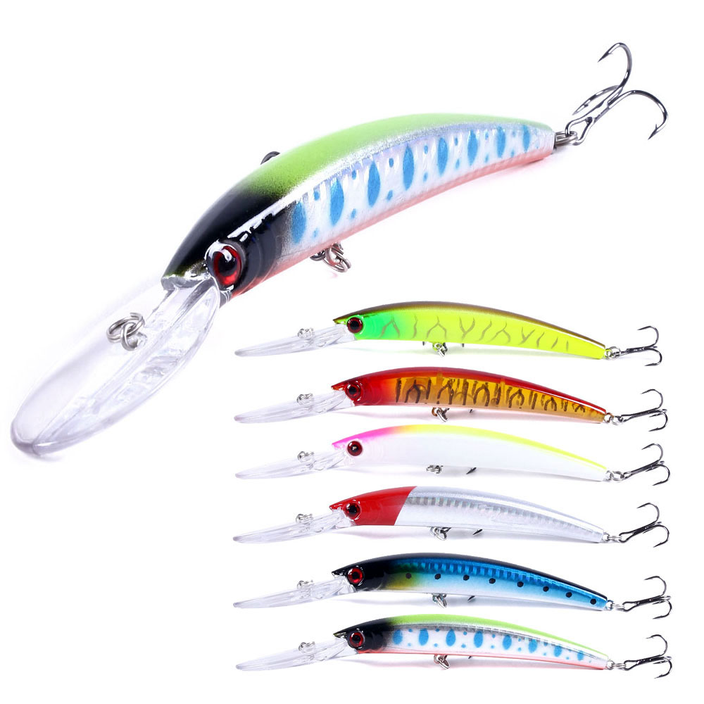 1 個 15 センチメートル 15 グラムディープダイビング - Fishing Lure Crankbait のレビューと価格