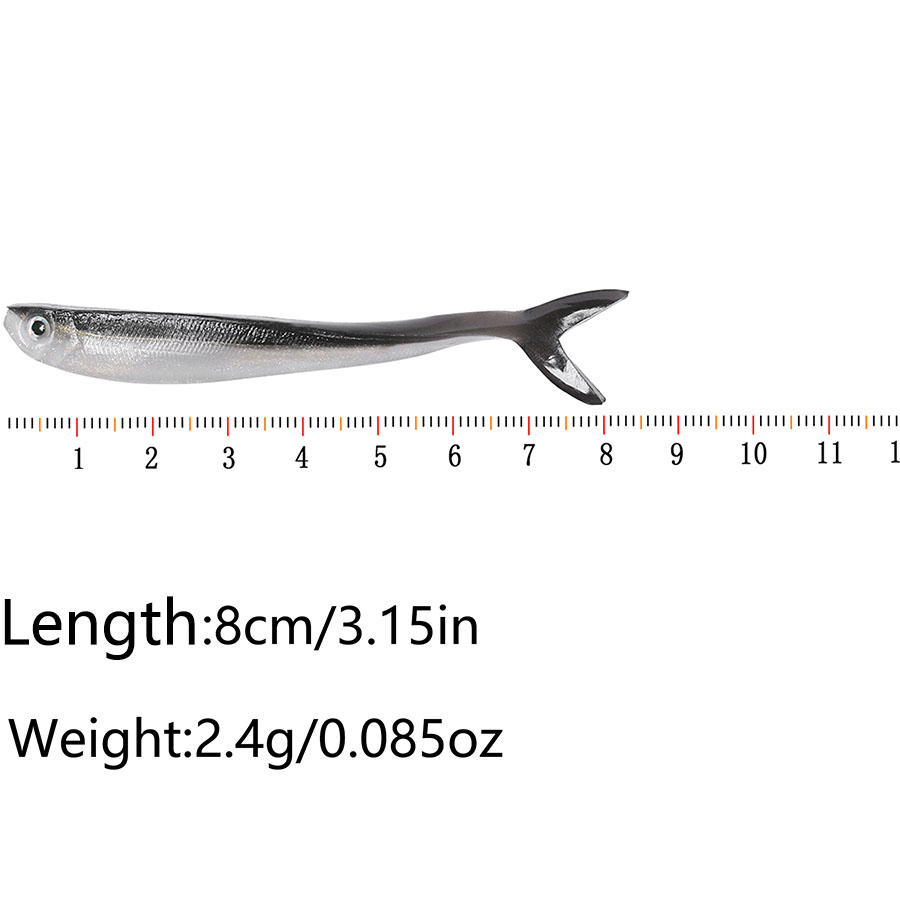 10個入り イージーシャイナー フォーテール ソフトワーム  - Fishing Lure Swimbait のレビューと価格