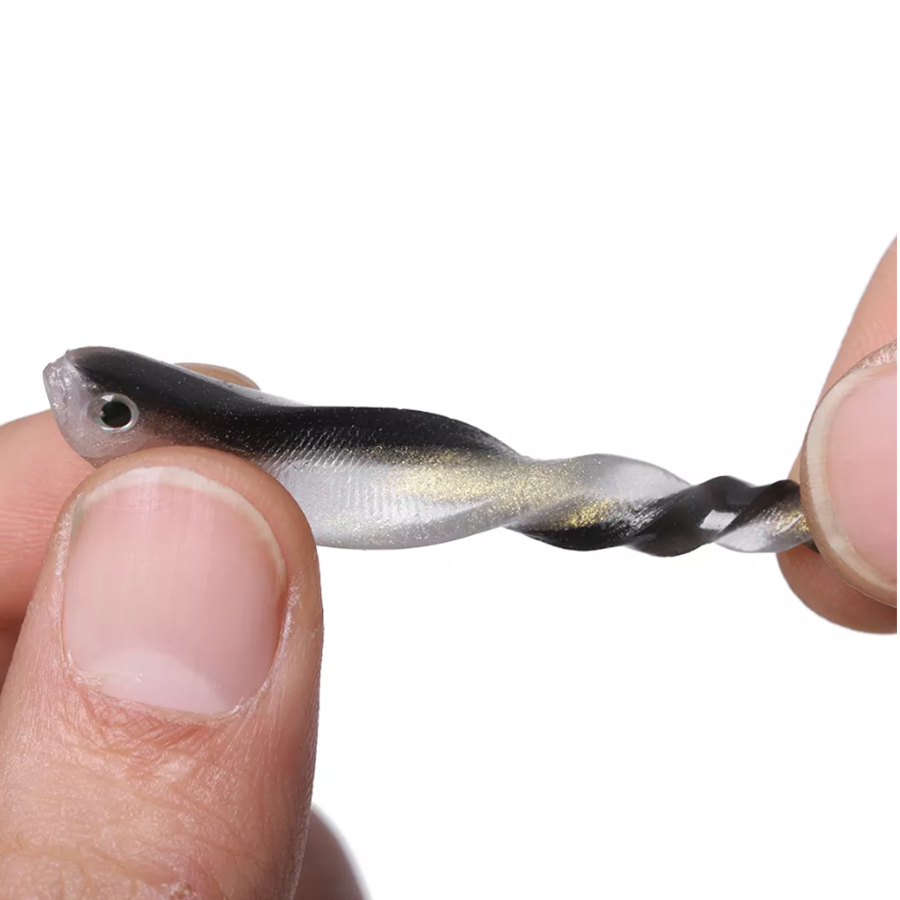 10個入り イージーシャイナー フォーテール ソフトワーム  - Fishing Lure Swimbait のレビューと価格