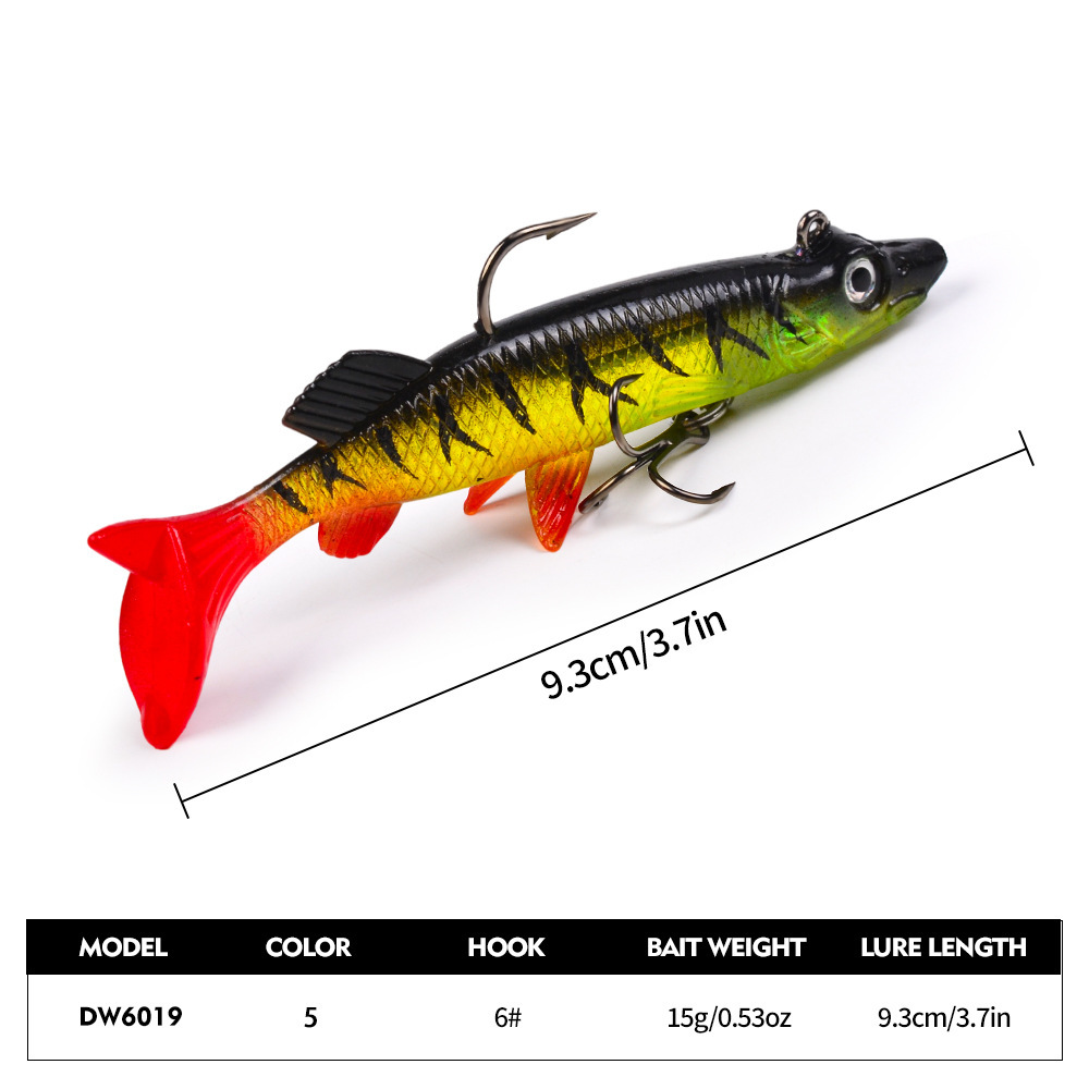 LHFSH 9.3cm 15g Tテールスイムベイト リード - Fishing Lure Swimbait のレビューと価格