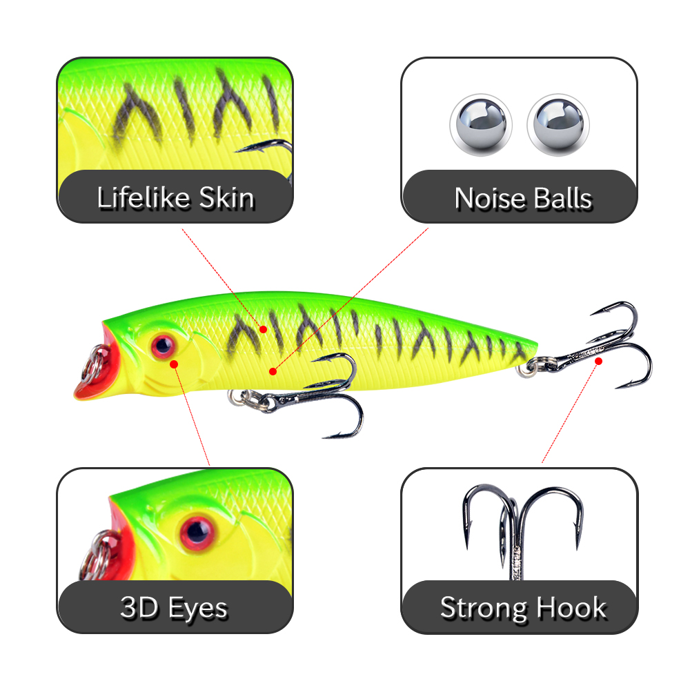 1 個釣りルアー高品質 9.2 センチメートル/11.5 グ - Fishing Lure Topwater のレビューと価格