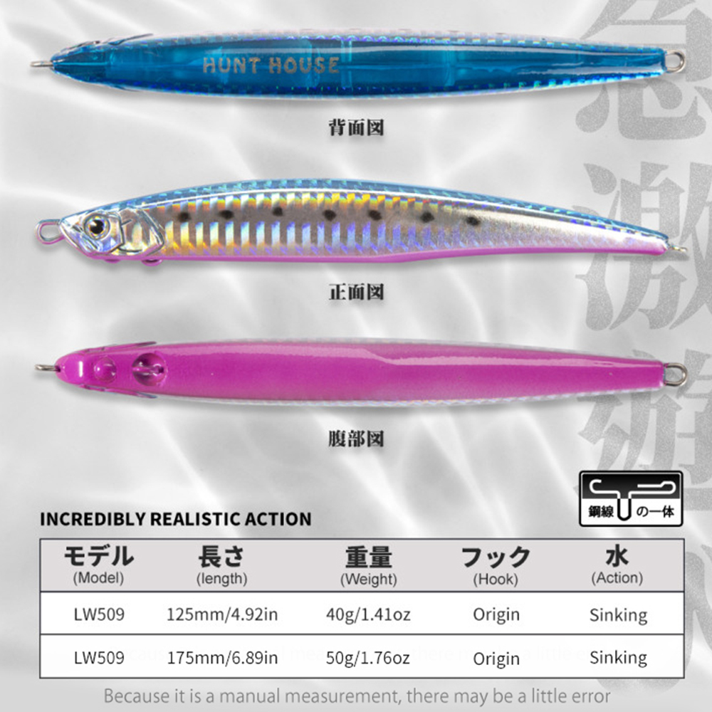 ハントハウス ジャークプレスベイト シンキングペンシルフィッ - Fishing Lure Buzzbait のレビューと価格