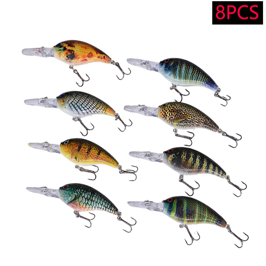 8個入り ジャークベイト ミノー ABSハードベイト 人工ウ - Fishing Lure Swimbait のレビューと価格