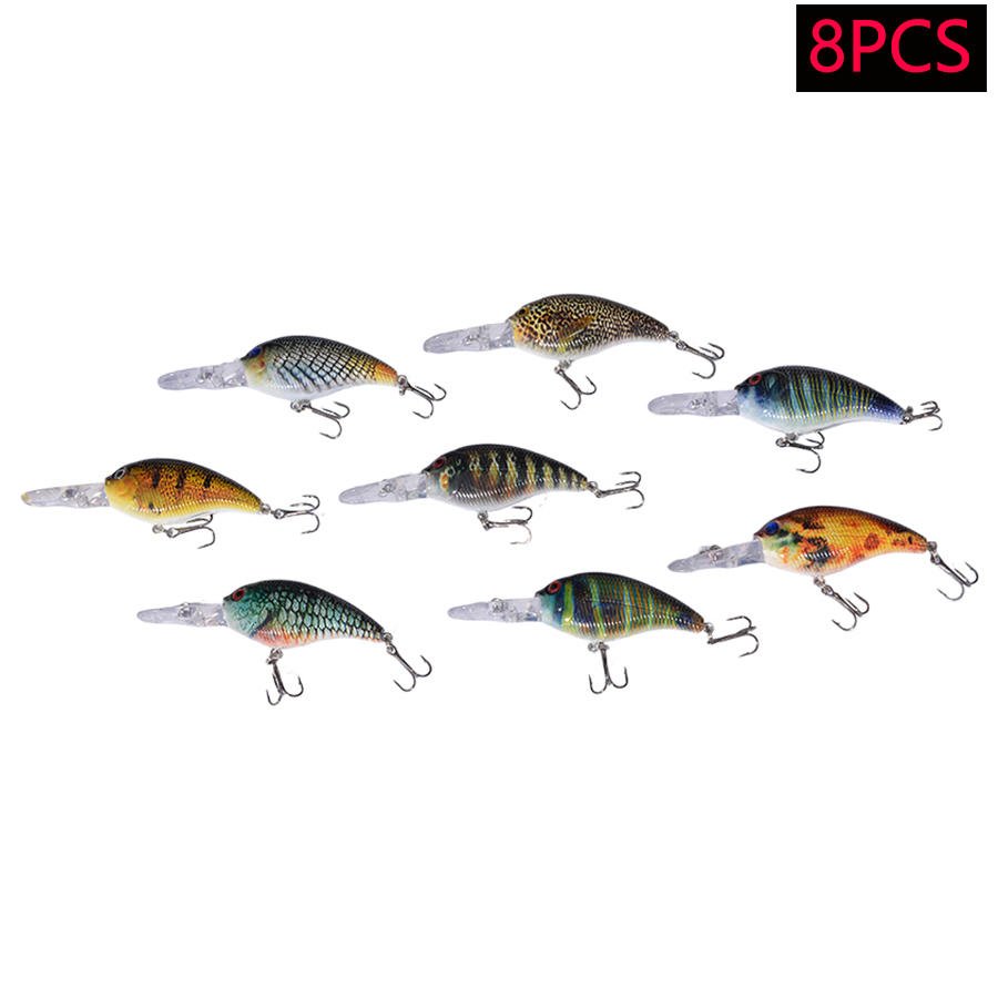 8個入り ジャークベイト ミノー ABSハードベイト 人工ウ - Fishing Lure Swimbait のレビューと価格