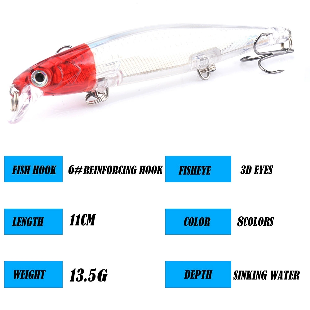 1pc レーザーシンキングミノー釣りルアー 11 センチメー - Fishing Lure Swimbait のレビューと価格