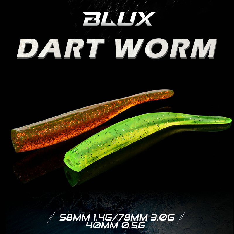 BLUX 新ダーツワームソフト餌 58 ミリメートル 78  - Fishing Lure Buzzbait のレビューと価格