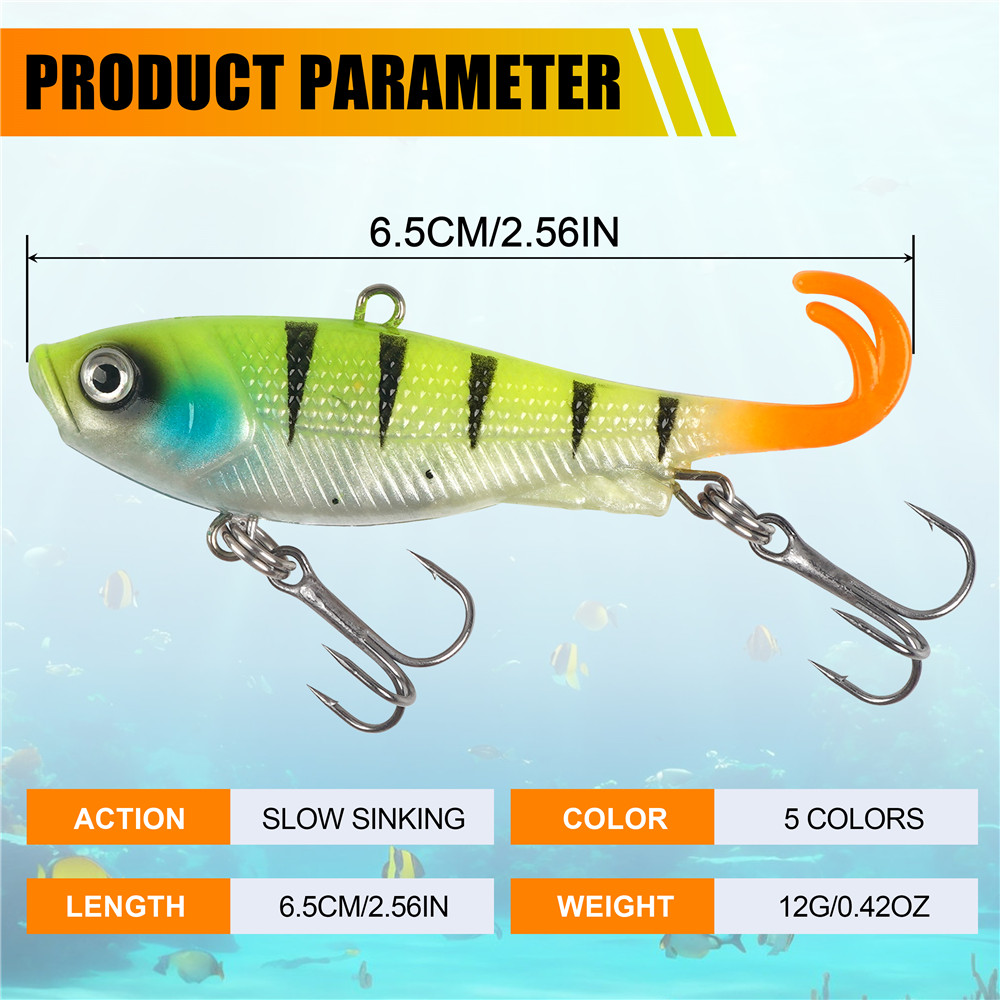 5個入り プレリグジグヘッド ウォブラー ソフトフィッシング - Fishing Lure Swimbait のレビューと価格