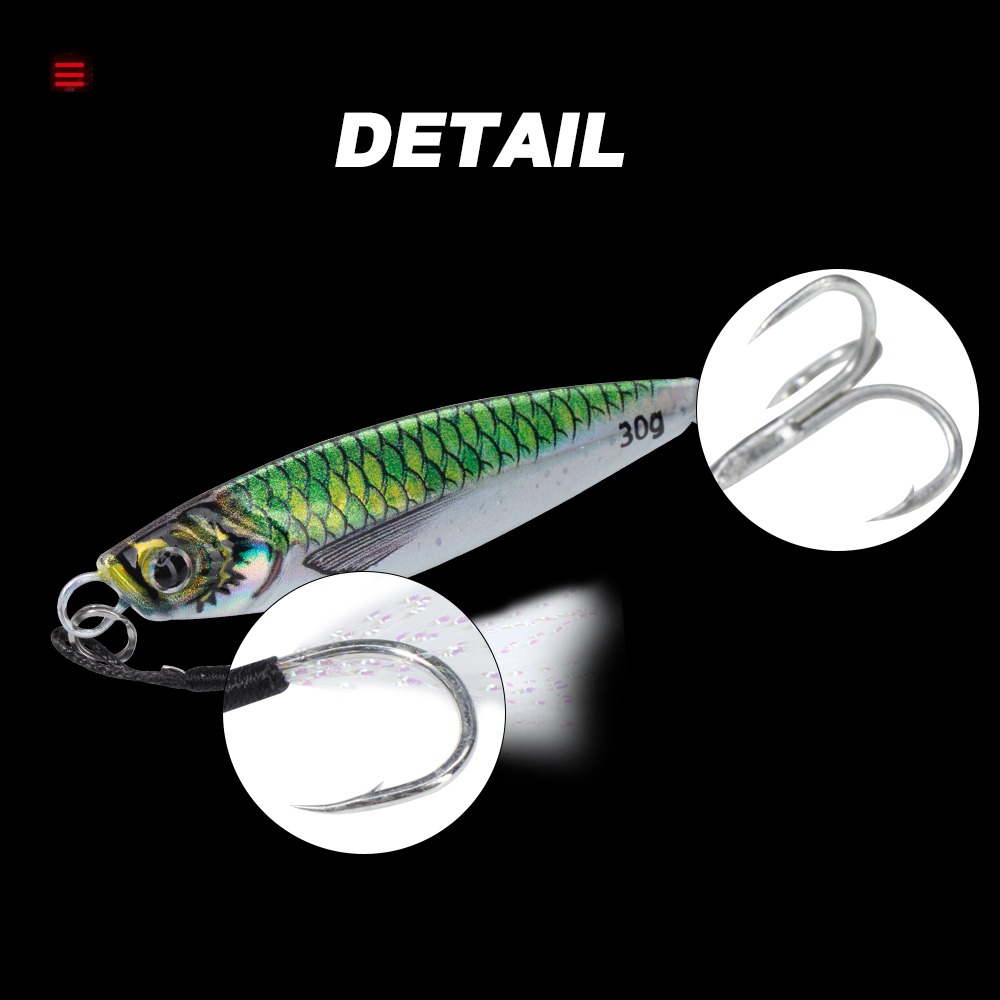 Hunthouse メタルジグ釣りルアーシンキングスロージギ - Fishing Lure Spoon のレビューと価格