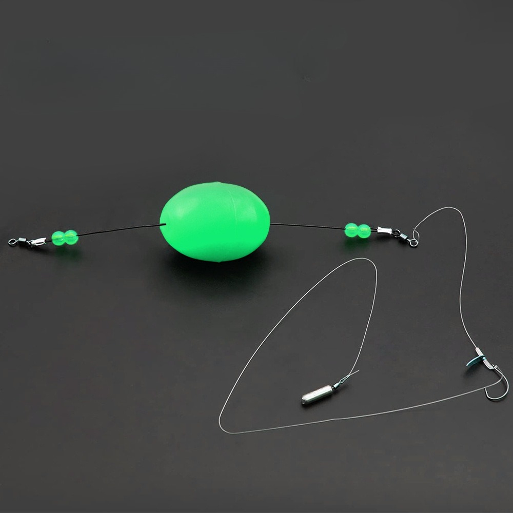 グローフィッシングビーズ オーバル発光ストッパー 3x4mm - Fishing Lure Making Kit のレビューと価格
