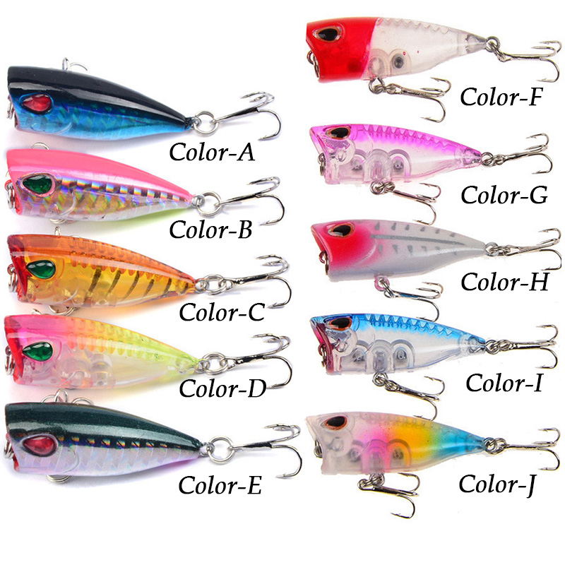 YUCONG 1PC ミニポッパー釣りルアー 4 センチメー - Fishing Lure Topwater のレビューと価格