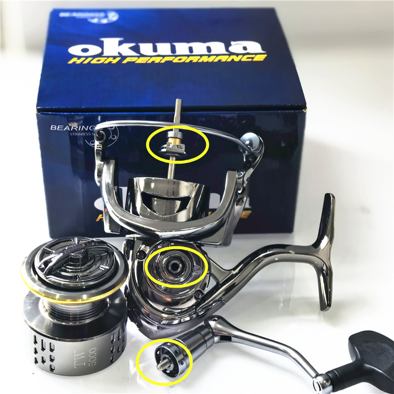 オクマオールメタル防錆スムースベアリング5.5:1フィッシン - Abu Garcia Reel Max のレビューと価格