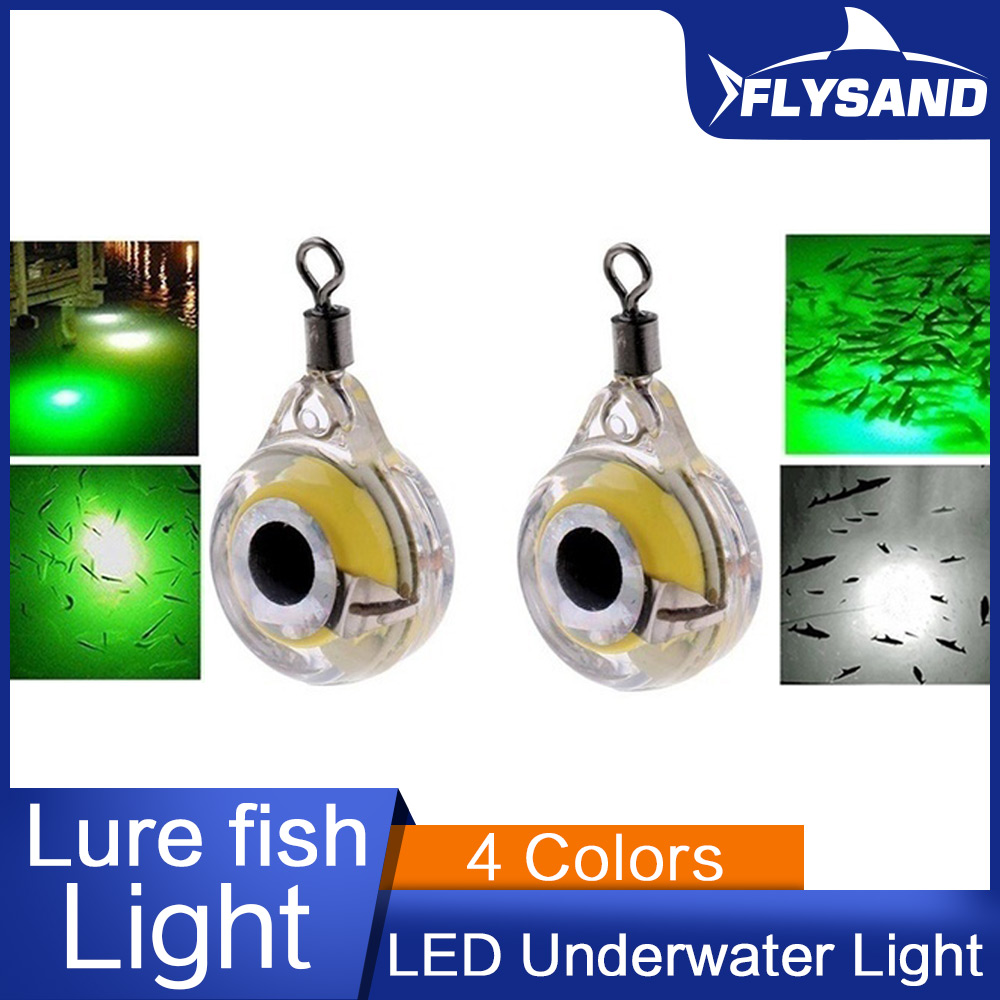 Flysandフィッシングライト夜の蛍光光では、魚の釣りアク - Fishing Lure Accessories のレビューと価格