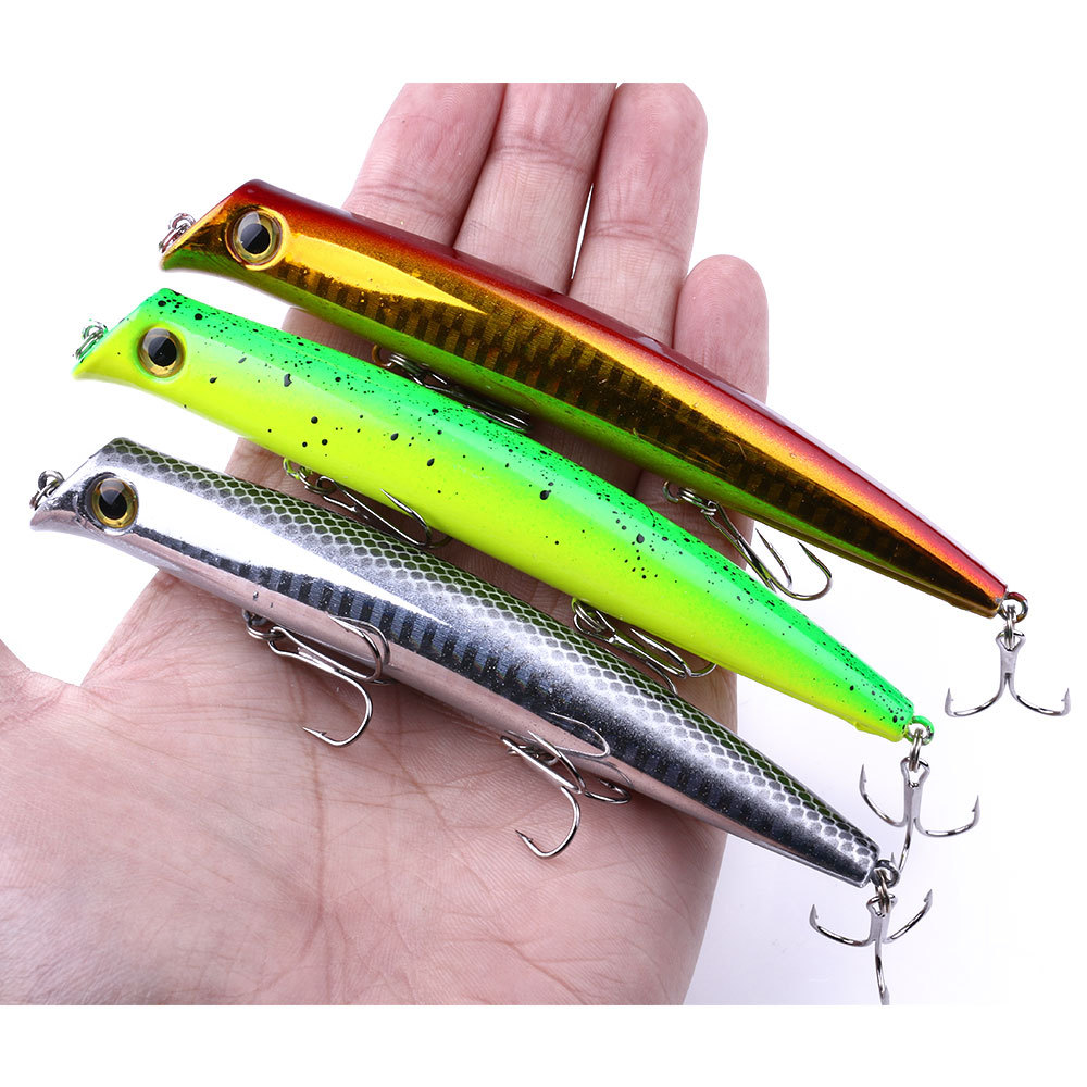 新しいポッパー釣りルアー 2021 重量 17 グラム 12 - Fishing Lure Topwater のレビューと価格